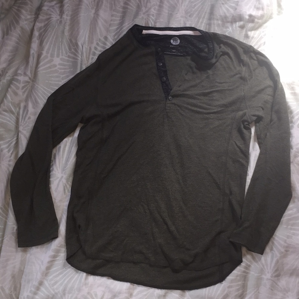 Men’s Express 3/4 sleeve Henley
